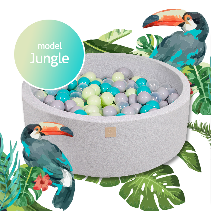 Jungle Ball Pit Set - Complete With 250 Balls