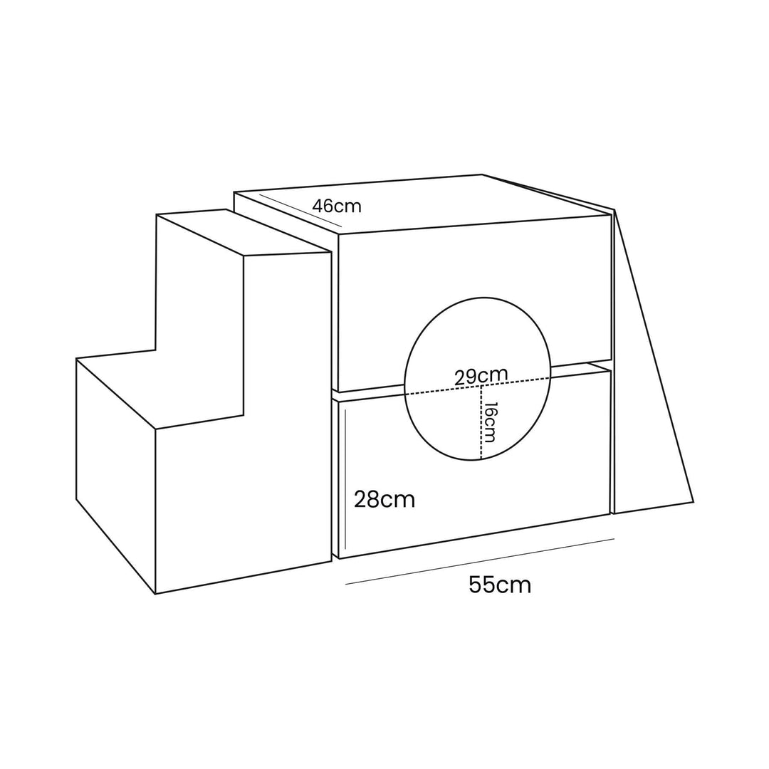 Bearly Shape Set - 5 Elementen Grijs