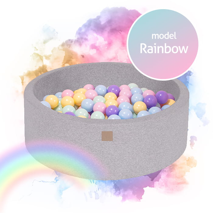 Rainbow Ball Pit Set - Complete Set With 250 Balls