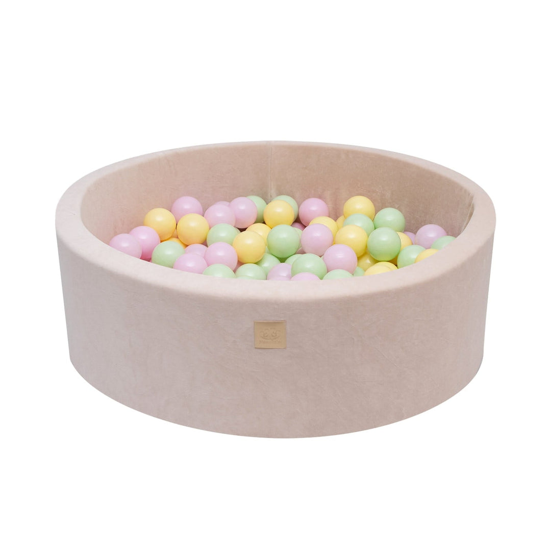 Spring Velvet Ecru Ball Pit Set - Complete Set With 250 Balls