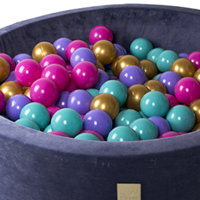 Velvet Flower Ball Pit - Complete Set With 250 Balls