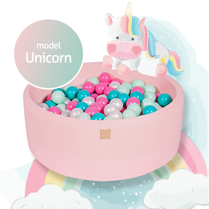 Unicorn Ball Pit Set - Complete set met 250 ballen