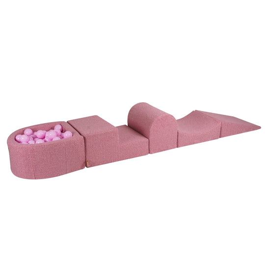 Boucle Pink Foam Play Set with Small Ball Pit With 100 Balls