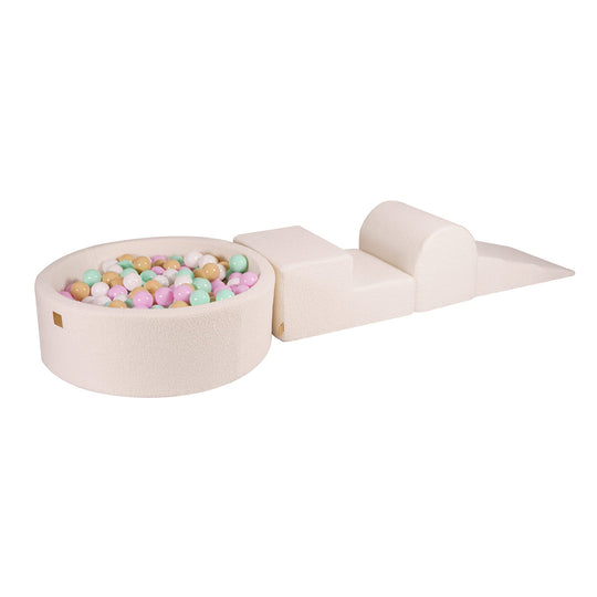 Boucle White Playset With Ball Pit