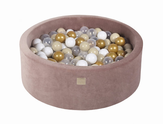 Velvet Teddy Ball Pit- Complete Set With 250 Balls