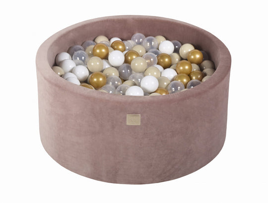 Velvet Teddy Ball Pit- Complete Set With 250 Balls