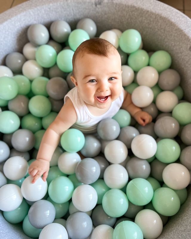 Cotton Light Gray Ball Pit