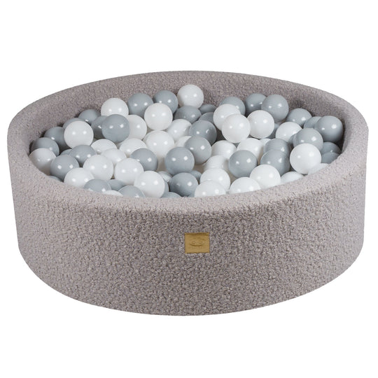 Boucle Gray Round Ball Pit