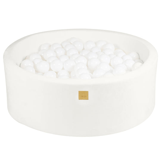 Supersoft Velvet White Ball Pit