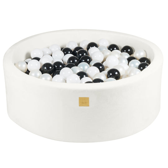 Supersoft Velvet White Ball Pit