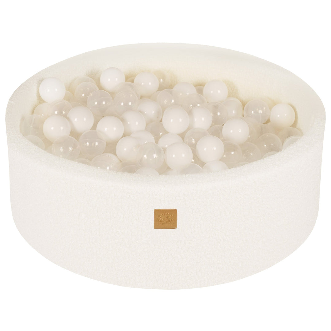 Boucle White Round Ball Pit