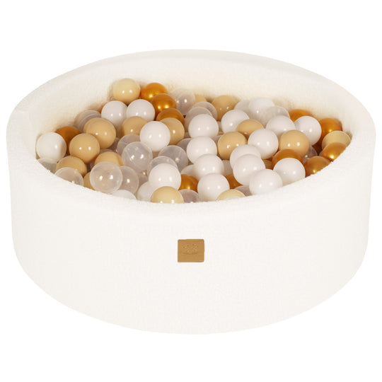 Boucle White Round Ball Pit