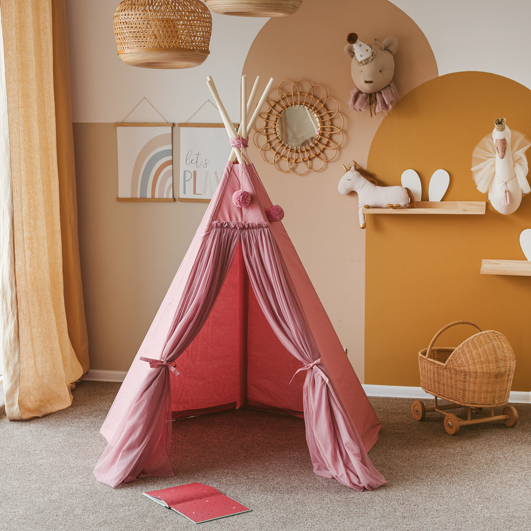 Fairy Kids Speeltent Met Tule in Cognac