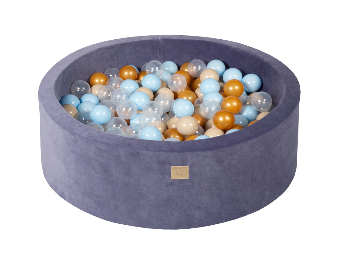 Velvet Blue-Gray Ball Pit