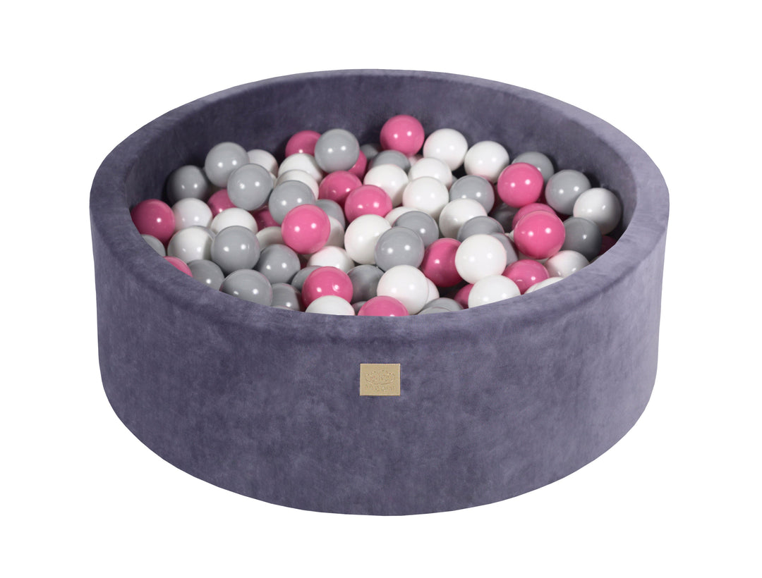 Velvet Blue-Gray Ball Pit