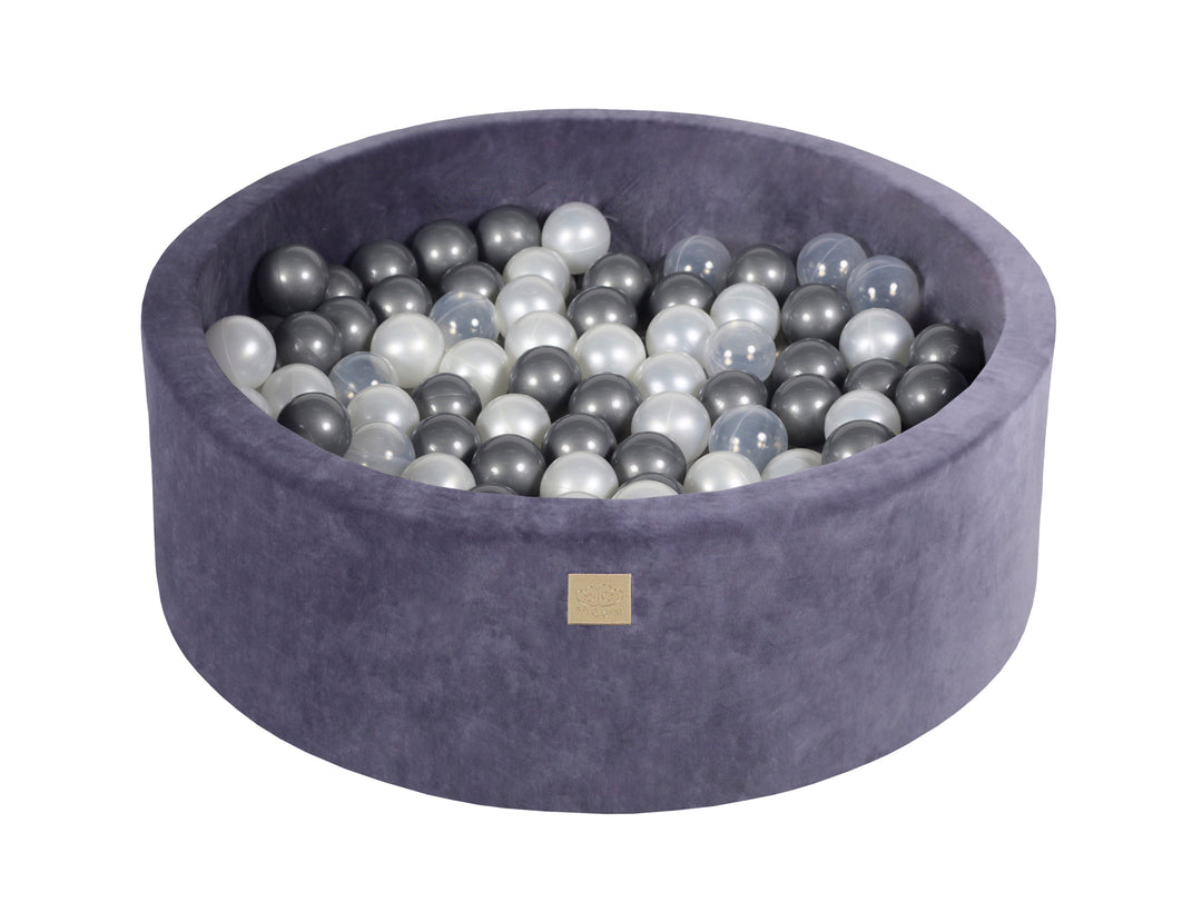 Velvet Blue-Gray Ball Pit