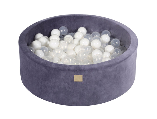 Velvet Blue-Gray Ball Pit