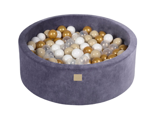 Velvet Blue-Gray Ball Pit