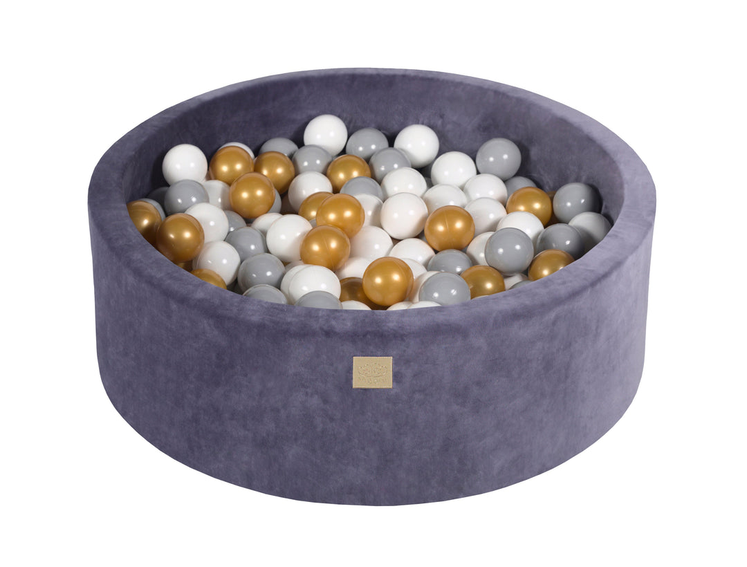 Velvet Blue-Gray Ball Pit