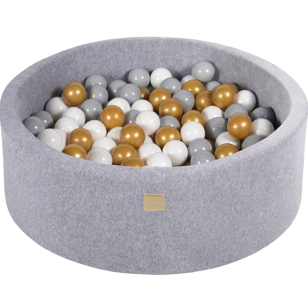 Velvet Light Gray Ball Pit