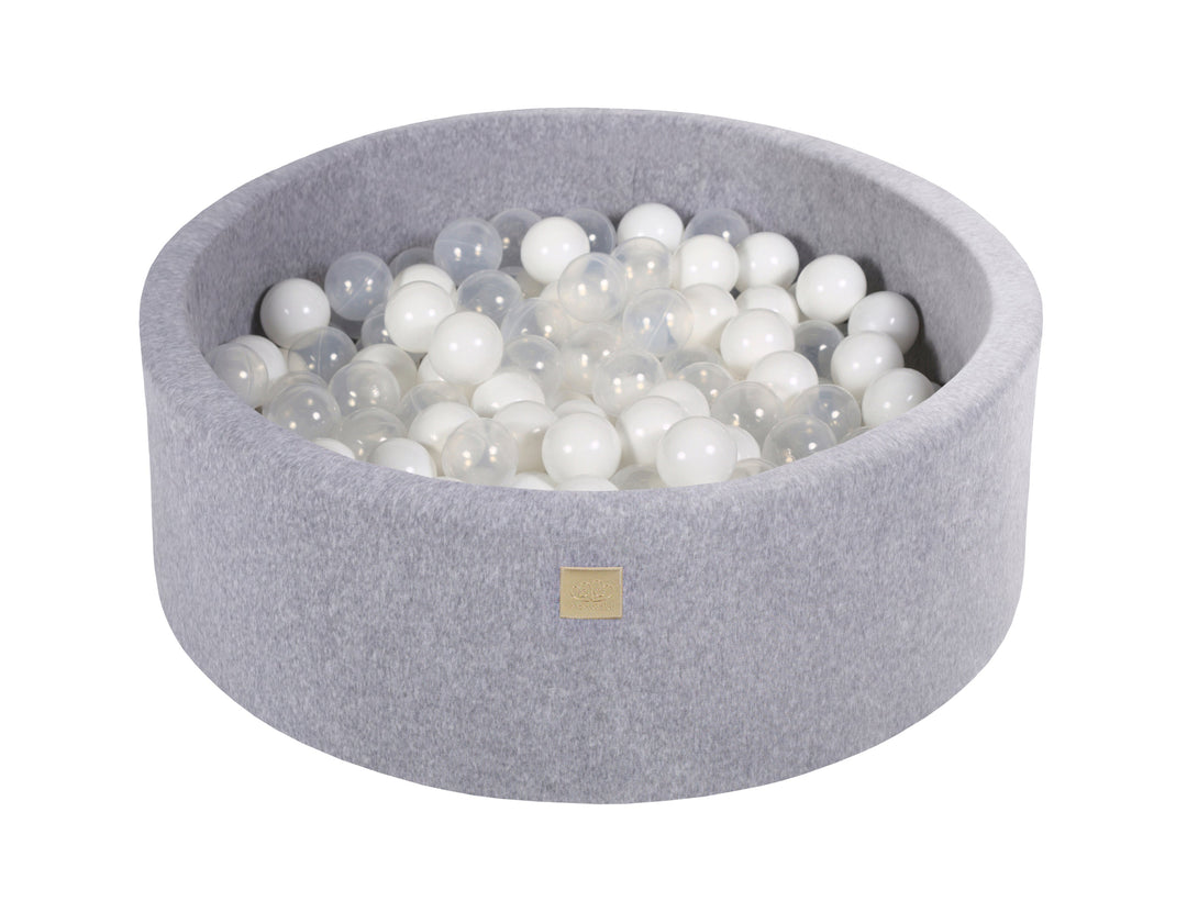 Velvet Light Gray Ball Pit