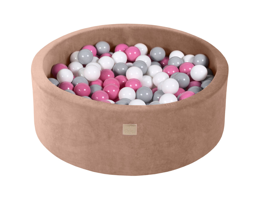 Velvet Beige Ball Pit