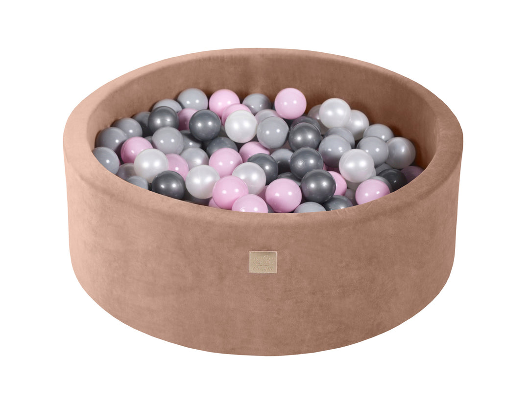 Velvet Beige Ball Pit