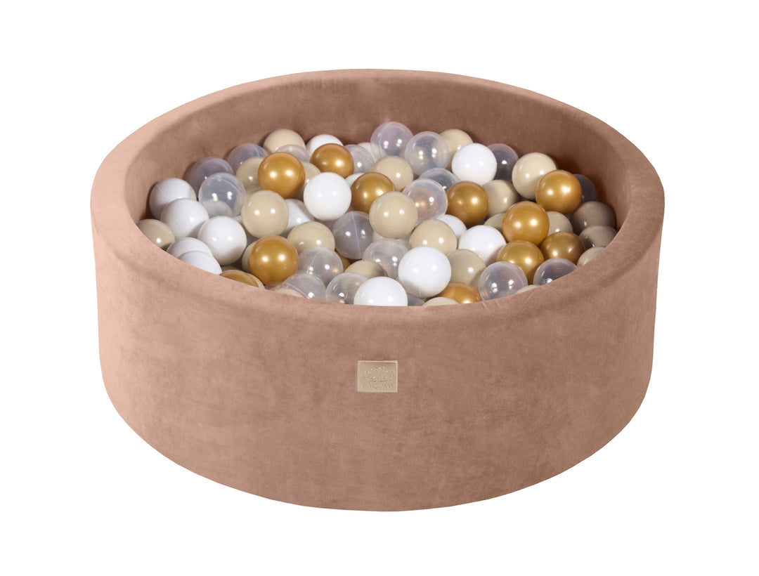 Velvet Beige Ball Pit