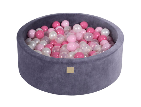 Velvet Blue-Gray Ball Pit