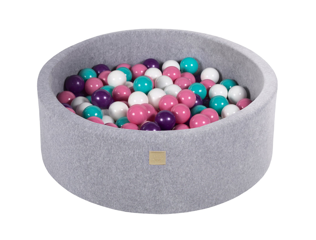 Velvet Light Gray Ball Pit