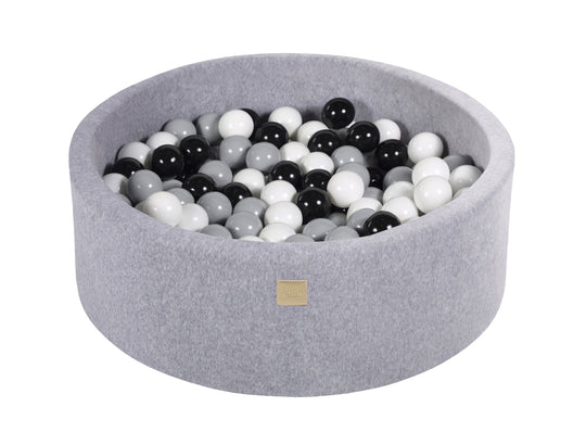 Velvet Light Gray Ball Pit