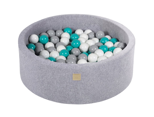 Velvet Light Gray Ball Pit