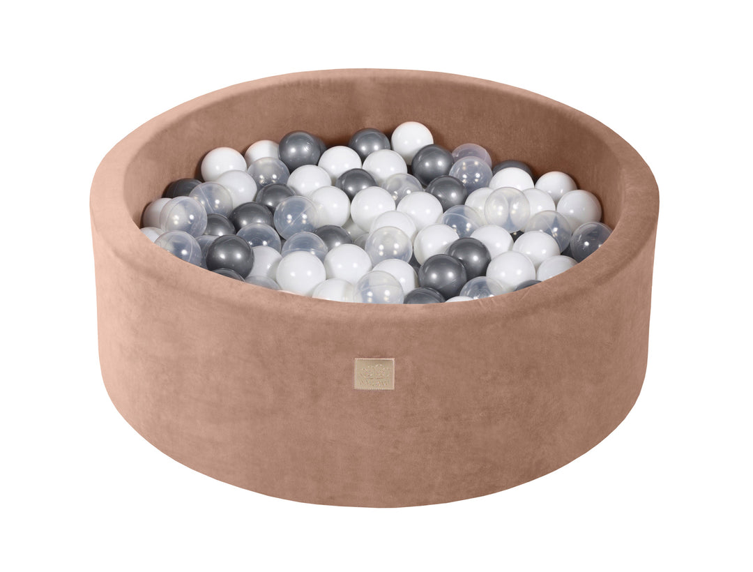 Velvet Beige Ball Pit