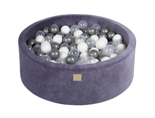 Velvet Blue-Gray Ball Pit