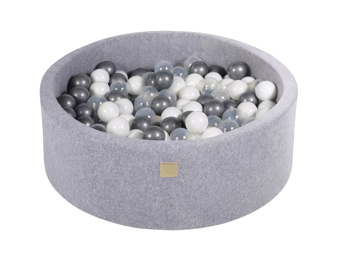 Velvet Light Gray Ball Pit