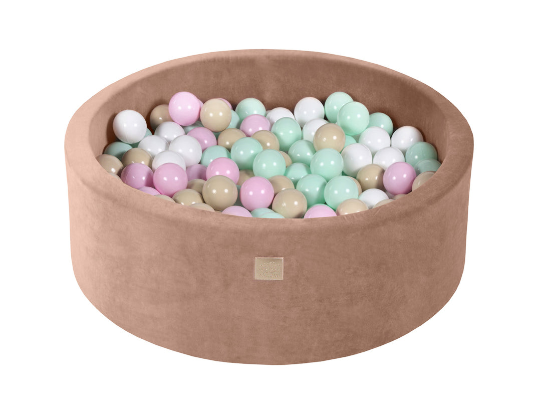 Velvet Beige Ball Pit