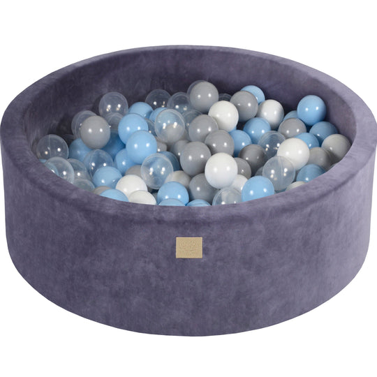 Velvet Blue-Gray Ball Pit