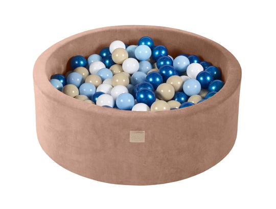 Velvet Beige Ball Pit