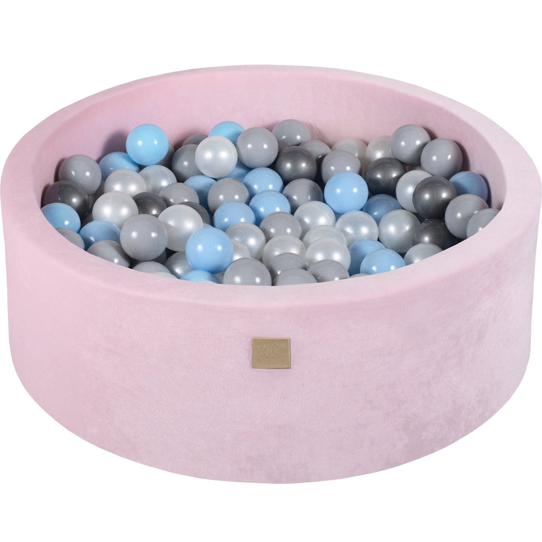 Fluwelen Pastel Roze Ballenbak