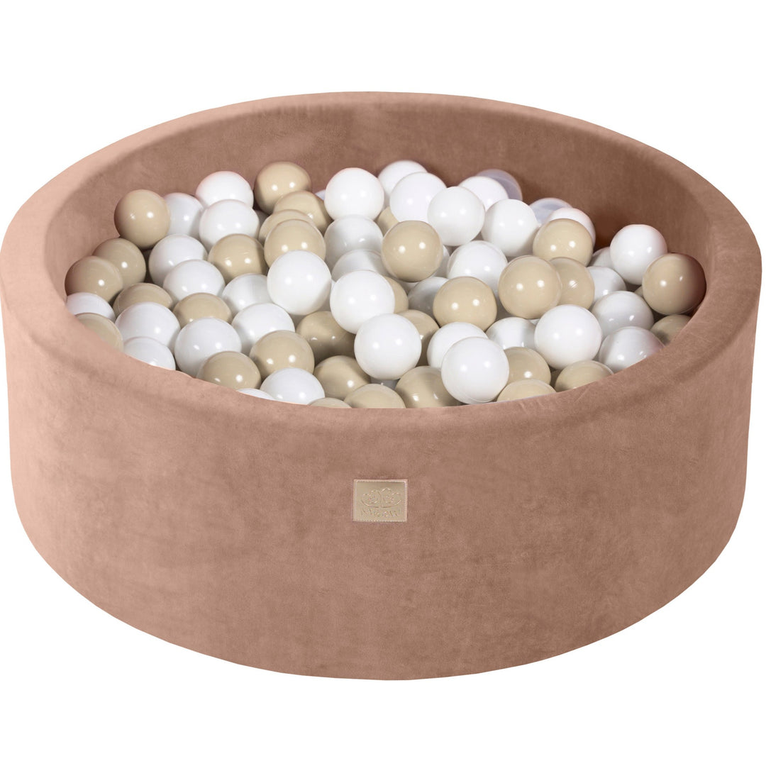 Velvet Beige Ball Pit