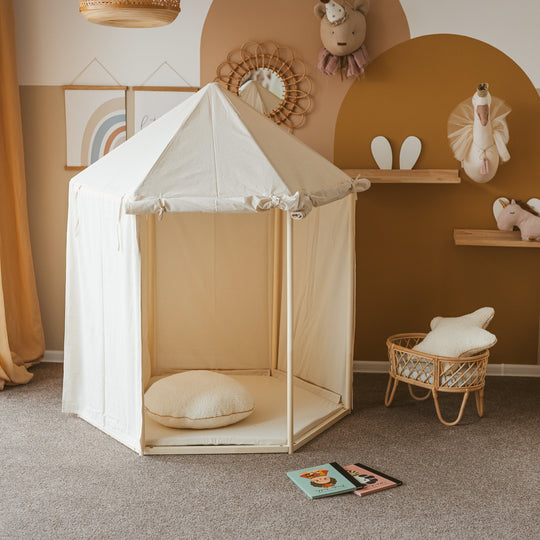 Tente de jeu d'intérieur en forme de pavillon