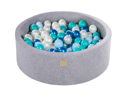 Velvet Light Gray Ball Pit