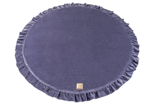 Tapis de jeu rond à froufrous