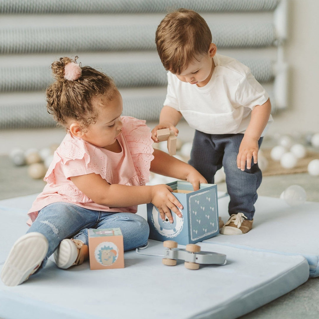 Tapis de jeu pliable carré en mousse