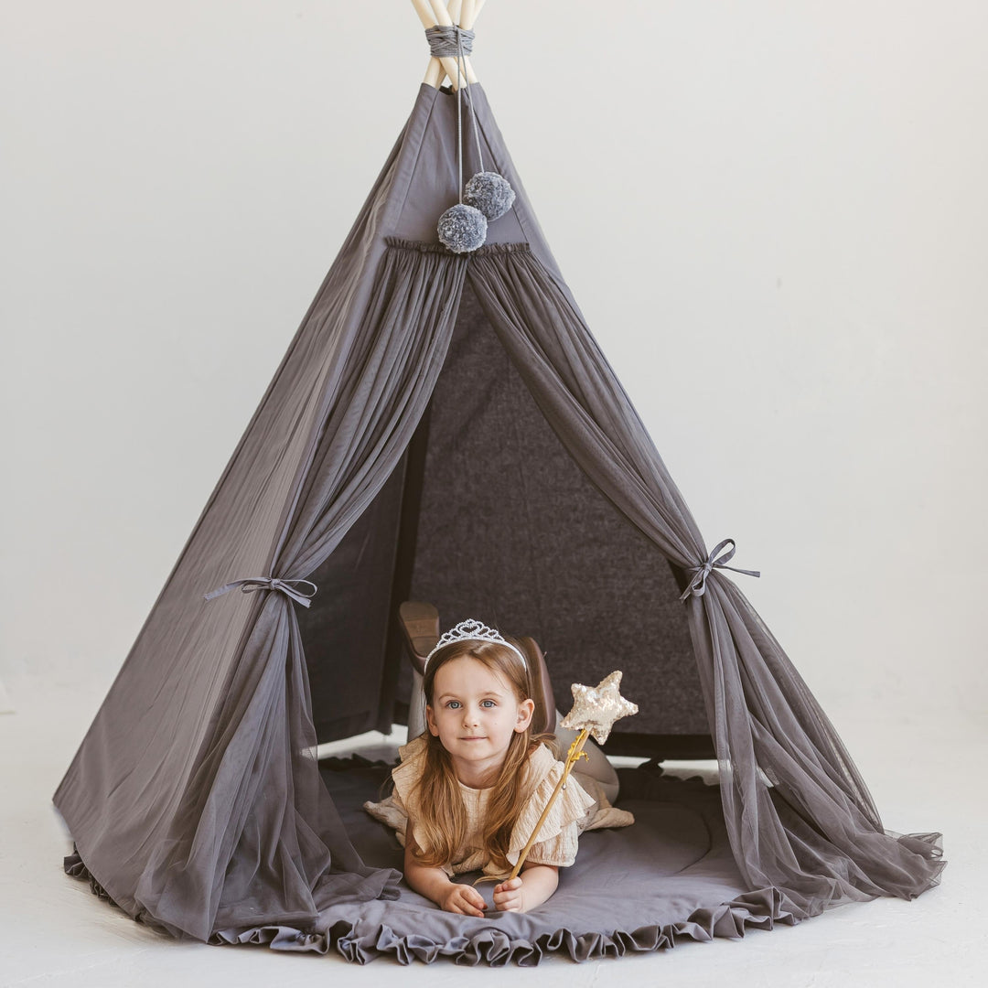 Fairy Kids Play Tent in Grey