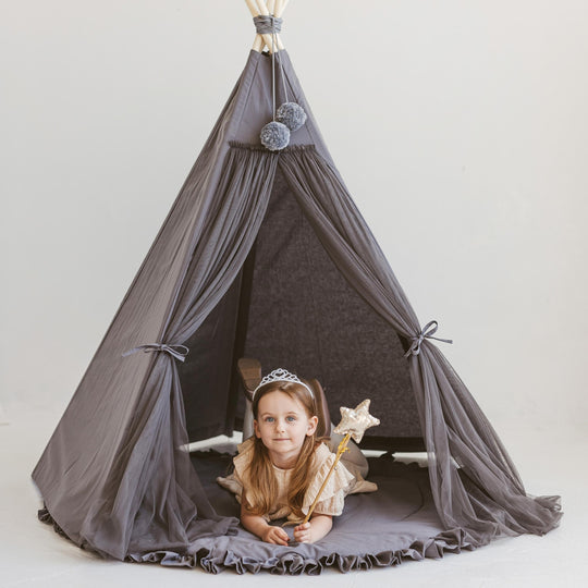 Tente de jeu Fairy Kids en gris