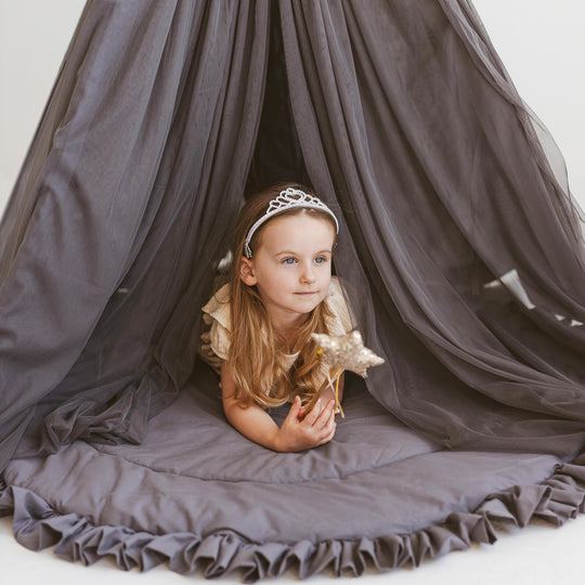 Fairy Kids Play Tent in Grey