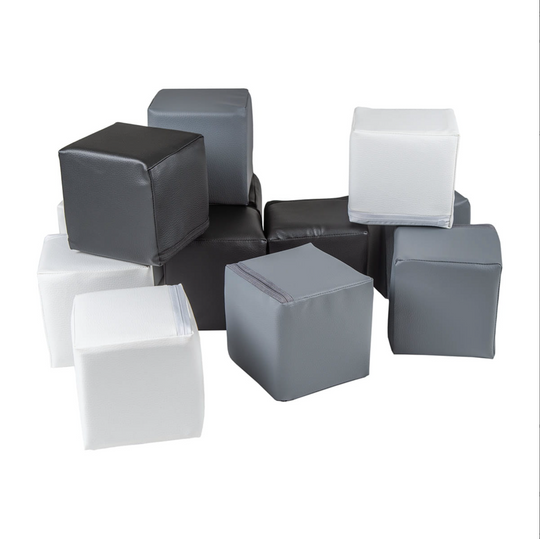 Blocs de construction en mousse souple Cubes 15x15cm