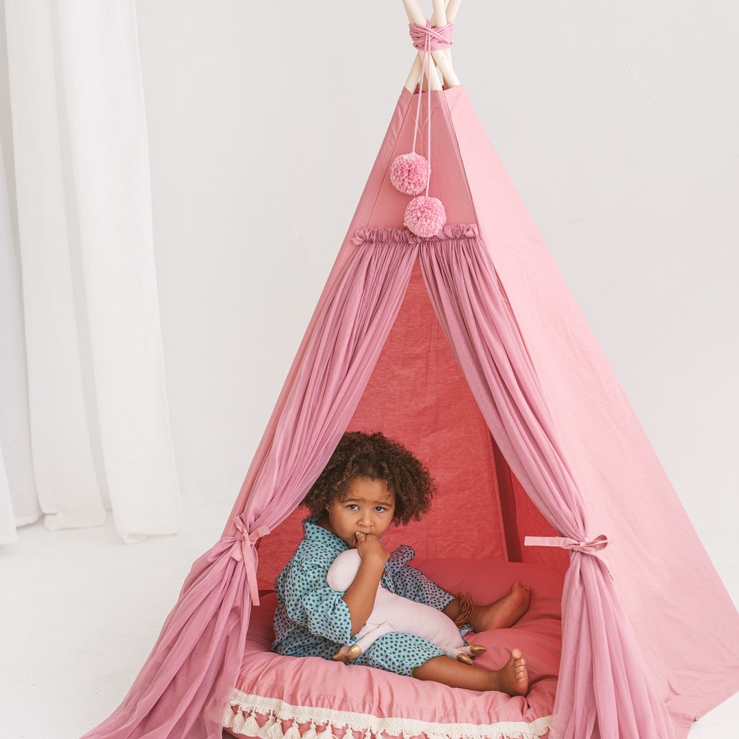 Tente de jeu Fairy Kids avec tulle rose