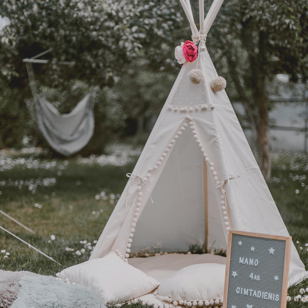 Originele Speeltent Met Pompoms